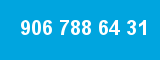 906 788 64 31 906 788 64 31